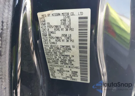 2002 Nissan Frontier Xe from USA, damaged, VIN 1N6DD26SX2C336246